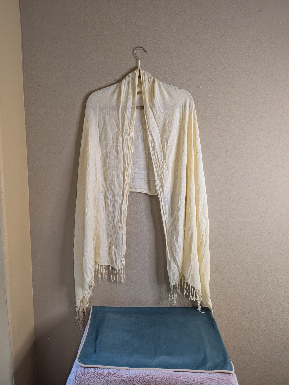 Light Yellow Pashmina Scarf - Elegant Lightweight Layer